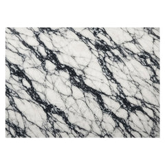 Aperturee - Aperturee Dark White Color Marble Rubber Floor Mat For Photo