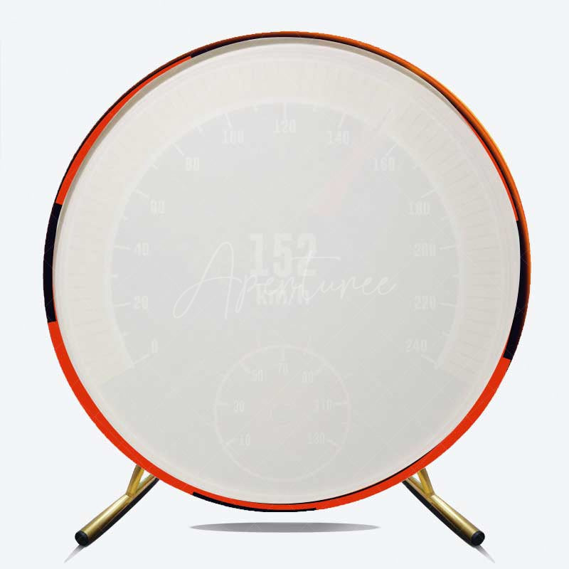 Aperturee Aperturee Dashboard Display Racing Boy Birthday Round Backdrop