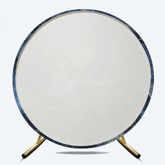 Aperturee Aperturee Denim Random Splicing Round Birthday Backdrop