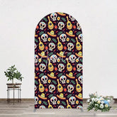 Aperturee - Aperturee Dense Skull Guitar Day Of The Dead Arch Backdrop