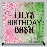 Aperturee - Aperturee Descendants Inspired Birthday Bash Backdrop Good vs Evil Princess Theme Pink and Green Split Custom Party Decor