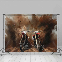 Aperturee - Aperturee Dirt Bike Motocross Racing Photography Backdrop Mud Splash Off Road Motorcycle Art Background