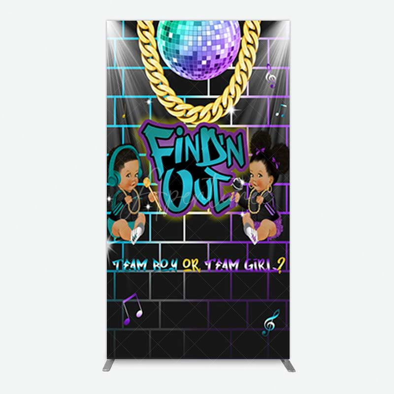 Aperturee Aperturee Disco Sparkle Findn Out Gender Reveal Rectangle Backdrop