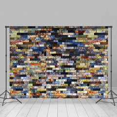 Aperturee - Aperturee Disorderly Graffiti Combination Photography Backdrop