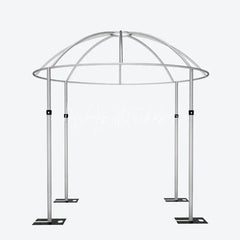 Lofaris Dome Canopy 10x10ft Pipe and Drape Stand Elegant Wedding Arch Frame Decorative Backdrop for Ceremony Party