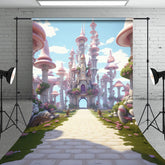 Aperturee - Aperturee Dreamlike Fairy Tale Castle Path Cake Smash Backdrop
