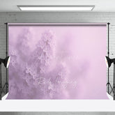 Aperturee - Aperturee Dreamy Floral Light Violet Lovely Photo Backdrop