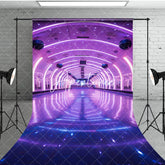 Aperturee - Aperturee Dynamic Purple Lighted Dance Hall Sweep Backdrop