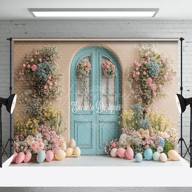 Aperturee - Aperturee Easter Wood Foor Street Scene Combo Set Backdrop