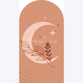 Aperturee - Aperturee Eid Mubarak Crescent Moon Arch Backdrop Islamic Star and Lantern Holiday Ramadan Eid al-Fitr Festival Photo Booth