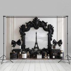 Aperturee - Aperturee Eiffel Tower Retro Luxury Perfume Photo Backdrop