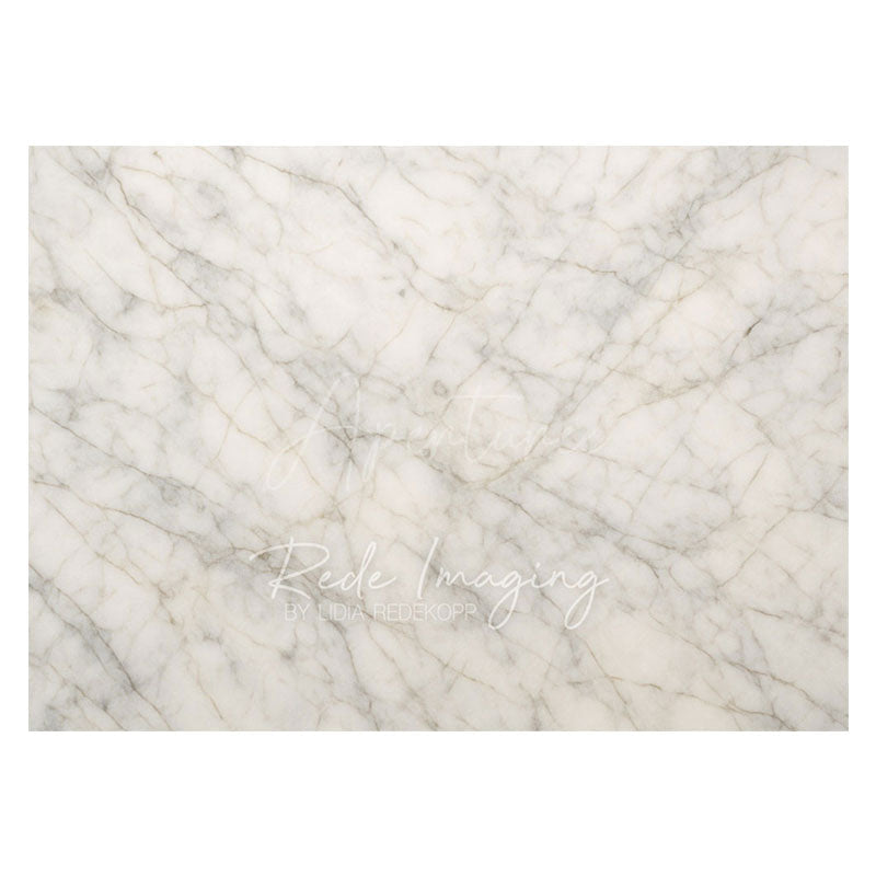 Aperturee - Aperturee Elegant Abstract Marble Patterns Rubber Floor Mat