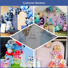 Aperturee - Aperturee Elegant Floral Wedding Arch 3 Piece Frame Set Chiara Backdrop Stand Ceremony Party Decor Kit