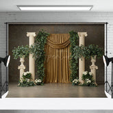 Aperturee - Aperturee Elegant Greek Architecture Boho Wedding Backdrop