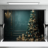 Aperturee - Aperturee Elegant Indoor Holiday Decors Christmas Backdrop