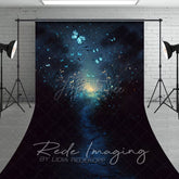 Aperturee - Aperturee Elegant Mystical Butterflies Fine Art Sweep Backdrop