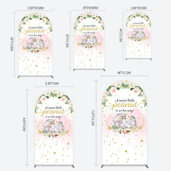 Aperturee - Aperturee Elephant Sweet Peanut Is On Her Way Arch Backdrop