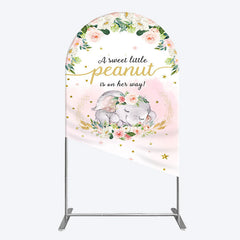 Aperturee - Aperturee Elephant Sweet Peanut Is On Her Way Arch Backdrop