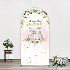 Aperturee - Aperturee Elephant Sweet Peanut Is On Her Way Arch Backdrop