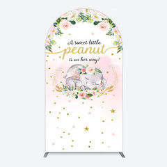 Aperturee - Aperturee Elephant Sweet Peanut Is On Her Way Arch Backdrop