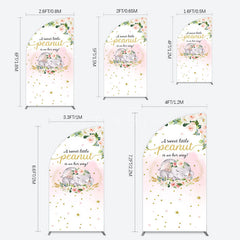 Aperturee - Aperturee Elephant Sweet Peanut Is On Her Way Half Moon Arch Backdrop