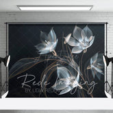 Aperturee - Aperturee Ethereal Elegant Artistic Funky Floral Photo Backdrop