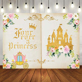 Aperturee - Aperturee Fairytale Book Four Ever A Princess Birthday Backdrop