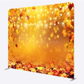 Aperturee - Aperturee Fall Leaves Bokeh Double-Sided Tension Fabric Backdrop