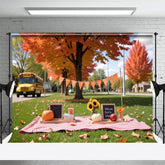 Aperturee - Aperturee Fall Welcome Back Camping Park Photography Backdrop