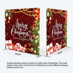 Aperturee - Aperturee Festive Merry Christmas And Happy New Year Backdrop