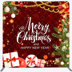 Aperturee - Aperturee Festive Merry Christmas And Happy New Year Backdrop
