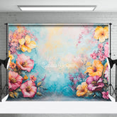 Aperturee - Aperturee Fine Art Floral Retro Walls Photography Backdrop