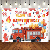 Aperturee - Aperturee Firefighting Sound The Alarm Happy Birthday Backdrop