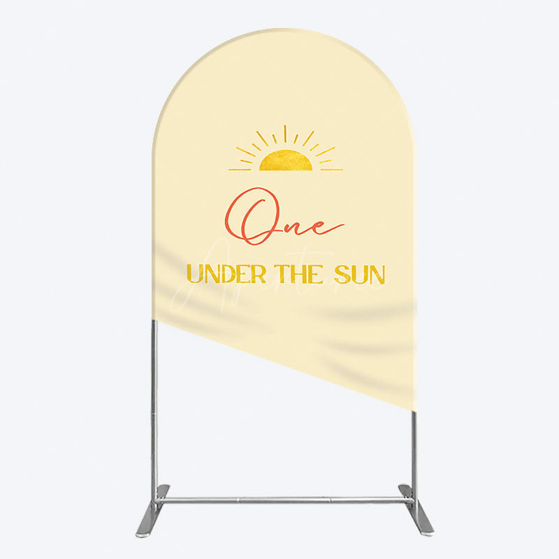 Aperturee - Aperturee First Trip Around Sun Happy Birthday Arch Backdrop