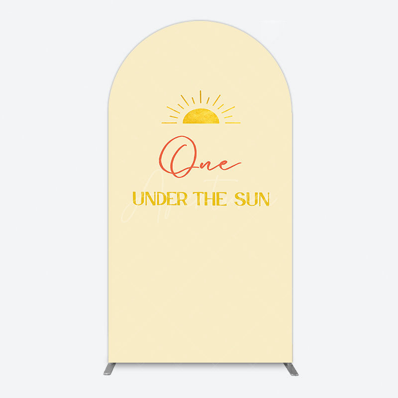 Aperturee - Aperturee First Trip Around Sun Happy Birthday Arch Backdrop