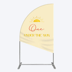 Aperturee - Aperturee First Trip Around Sun Happy Birthday Half Moon Arch Backdrop