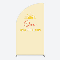 Aperturee - Aperturee First Trip Around Sun Happy Birthday Half Moon Arch Backdrop