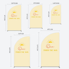 Aperturee - Aperturee First Trip Around Sun Happy Birthday Half Moon Arch Backdrop