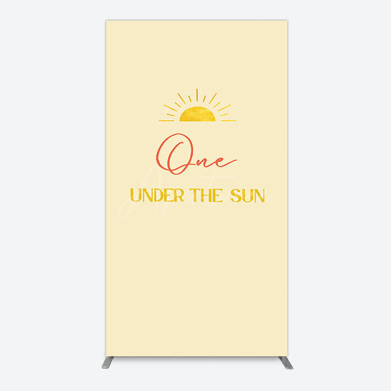 Aperturee - Aperturee First Trip Around Sun Happy Birthday Rectangle Backdrop