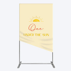 Aperturee - Aperturee First Trip Around Sun Happy Birthday Rectangle Backdrop