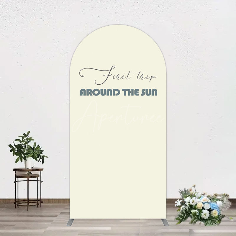 Aperturee - Aperturee First Trip Around The Sun Birthday Arch Backdrop