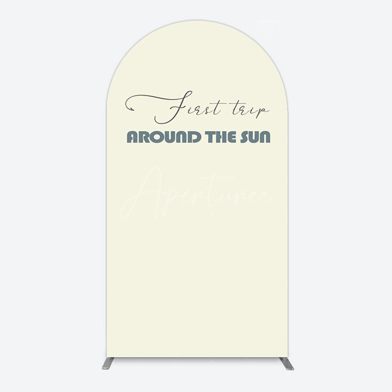 Aperturee - Aperturee First Trip Around The Sun Birthday Arch Backdrop