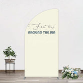 Aperturee - Aperturee First Trip Around The Sun Birthday Half Moon Arch Backdrop