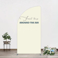 Aperturee - Aperturee First Trip Around The Sun Birthday Half Moon Arch Backdrop