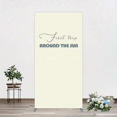 Aperturee - Aperturee First Trip Around The Sun Birthday Rectangle Backdrop