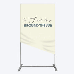 Aperturee - Aperturee First Trip Around The Sun Birthday Rectangle Backdrop