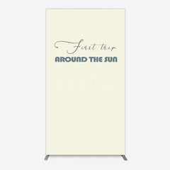 Aperturee - Aperturee First Trip Around The Sun Birthday Rectangle Backdrop