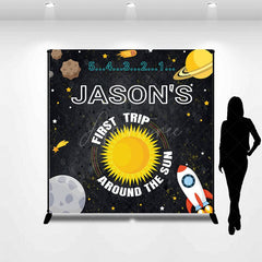 Aperturee - Aperturee First Trip Around The Sun Custom Birthday Backdrop