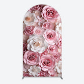 Aperturee - Aperturee Floral 3D Effect Pattern Photography Arch Backdrop