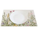 Aperturee - Aperturee Floral Boho Spring Garden Vibe Set of 4 Placemats
